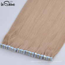 En gros russe 100% Remy Extension de cheveux humains, Super Blue Tape Hair